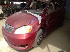 2007 TOYOTA COROLLA, BURGUNDY, 1.8, AT.   Z25182